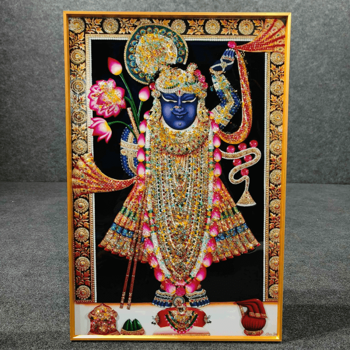 God Idol Wall Painting Style 2